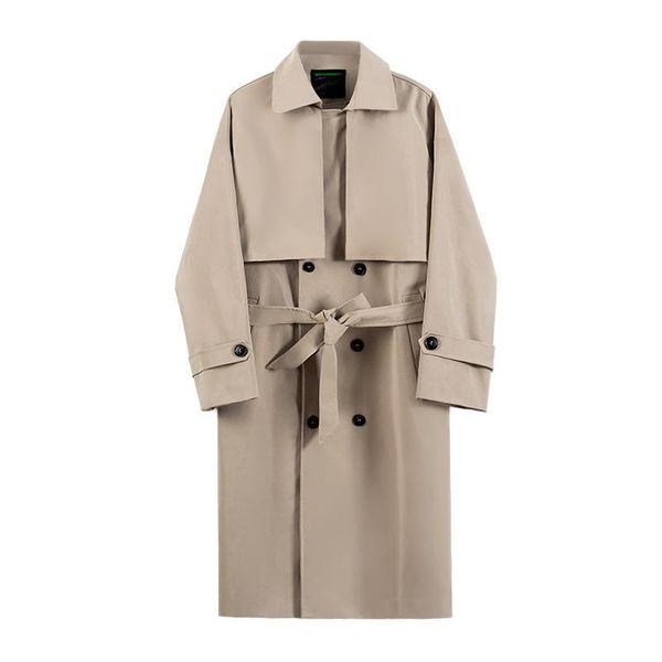 men's trench coats 2021 autumn and winter korean mid-length over-the-knee coat temperament trend handsome drop-shoulder, Tan;black
men's trench coats 2021 autumn and winter korean mid-length over-the-knee coat temperament trend handsome drop-shoulder, Tan;black