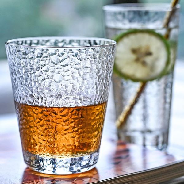 japanese style clear glass simple and thick heat-resistant hammer grain juice milk cup home living room drinking glasses wine
japanese style clear glass simple and thick heat-resistant hammer grain juice milk cup home living room drinking glasses wine