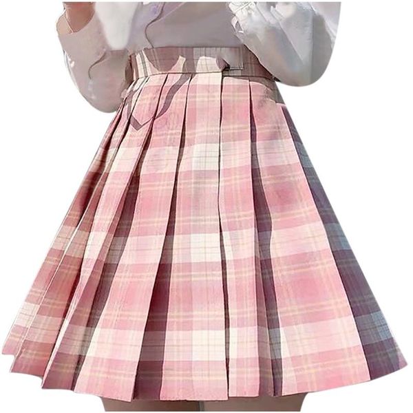 women pleated skirt preppy style plaid a-line skirts mini cute antiburnout school uniforms ladies kawaii saia faldas#0206, Black
women pleated skirt preppy style plaid a-line skirts mini cute antiburnout school uniforms ladies kawaii saia faldas#0206, Black