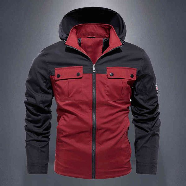 men's jackets with hoodies casual male jacket hooded autumn of the men in streetwear bomber warm silm sweaters fit 2021 coats, Black;brown
men's jackets with hoodies casual male jacket hooded autumn of the men in streetwear bomber warm silm sweaters fit 2021 coats, Black;brown
