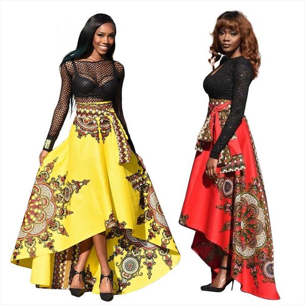 summer african print bohemian womens skirts long party maxi africa traditional yellow red plus size, Black
summer african print bohemian womens skirts long party maxi africa traditional yellow red plus size, Black