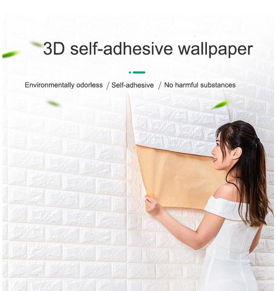 wallpapers 77*703d wall stickers imitation brick bedroom decor waterproof self-adhesive wallpaper for living room kitchen tv backdrop
wallpapers 77*703d wall stickers imitation brick bedroom decor waterproof self-adhesive wallpaper for living room kitchen tv backdrop