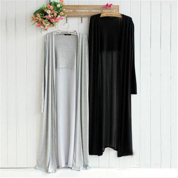 women thin long cardigans summer womens sweaters autumn casual chiffon patchwork modal cardigan jacket female sleeve coat outwear, White;black
women thin long cardigans summer womens sweaters autumn casual chiffon patchwork modal cardigan jacket female sleeve coat outwear, White;black