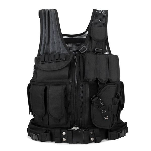 outdoor tactical army polyester war game hunting vest for camping hiking fashion jackets, Camo;black
outdoor tactical army polyester war game hunting vest for camping hiking fashion jackets, Camo;black