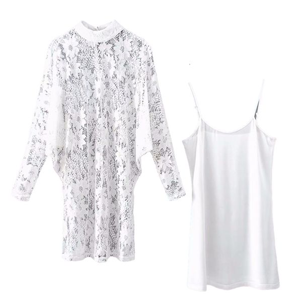women's t-shirt sweet girls two-piece dress 2021 summer fashion ladies slim women two-pack solid color mini lace dresses 9pfb, White
women's t-shirt sweet girls two-piece dress 2021 summer fashion ladies slim women two-pack solid color mini lace dresses 9pfb, White