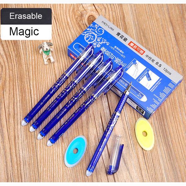 gel pens 12pcs/lot pen school erasable ink 0.5mm crystal blue black standard writing nuetral mosuca eraserable gift
gel pens 12pcs/lot pen school erasable ink 0.5mm crystal blue black standard writing nuetral mosuca eraserable gift