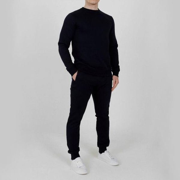 men's tracksuits men solid casual o-neck autumn winter fashion two piece sets male long sleeve sweatshirt + elastic waist pants suits, Gray
men's tracksuits men solid casual o-neck autumn winter fashion two piece sets male long sleeve sweatshirt + elastic waist pants suits, Gray