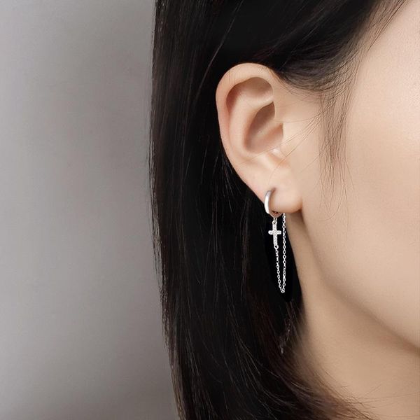hoop & huggie lutaku 1pcs small circle round earrings for women cubic zircon cross chain tassel huggies trendy ear jewelry, Golden;silver
hoop & huggie lutaku 1pcs small circle round earrings for women cubic zircon cross chain tassel huggies trendy ear jewelry, Golden;silver