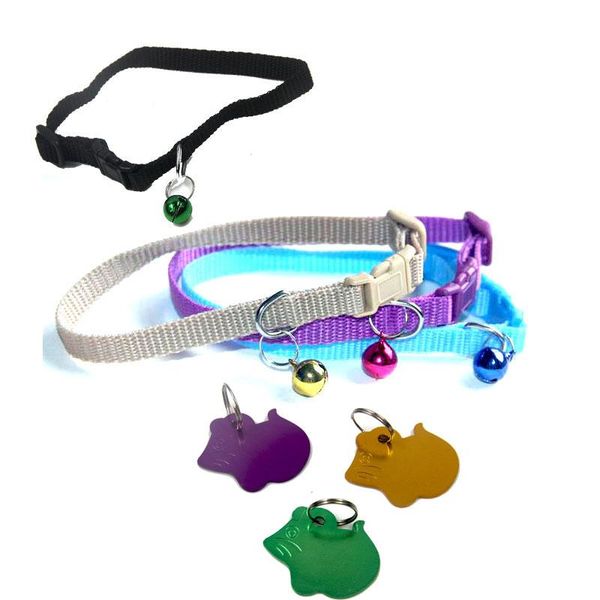 dog collars & leashes collar tag pet cat with bell breakaway fashion adjustable kitten neck strap accessories supplies
dog collars & leashes collar tag pet cat with bell breakaway fashion adjustable kitten neck strap accessories supplies