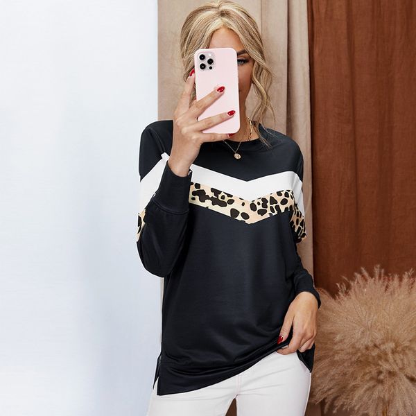 women's jackets female leopard print sweatshirt, long sleeve, round collar, women's casual hood, autumn and winter lv7n, Black;brown
women's jackets female leopard print sweatshirt, long sleeve, round collar, women's casual hood, autumn and winter lv7n, Black;brown