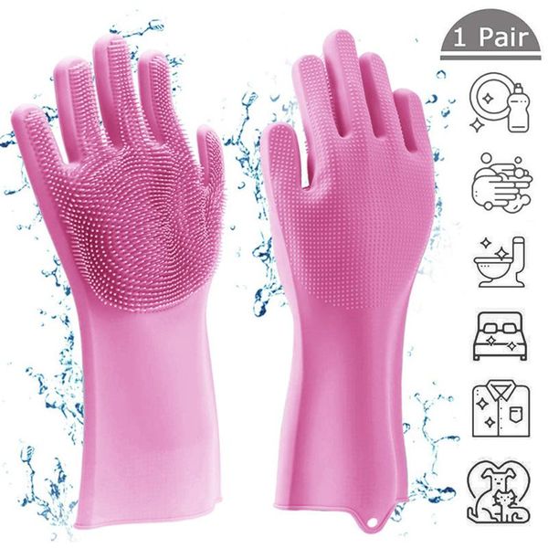 disposable gloves 1 pair silicone dishwashing magic reusable cleaning rubber dish washing glove kitchen clean tool
disposable gloves 1 pair silicone dishwashing magic reusable cleaning rubber dish washing glove kitchen clean tool