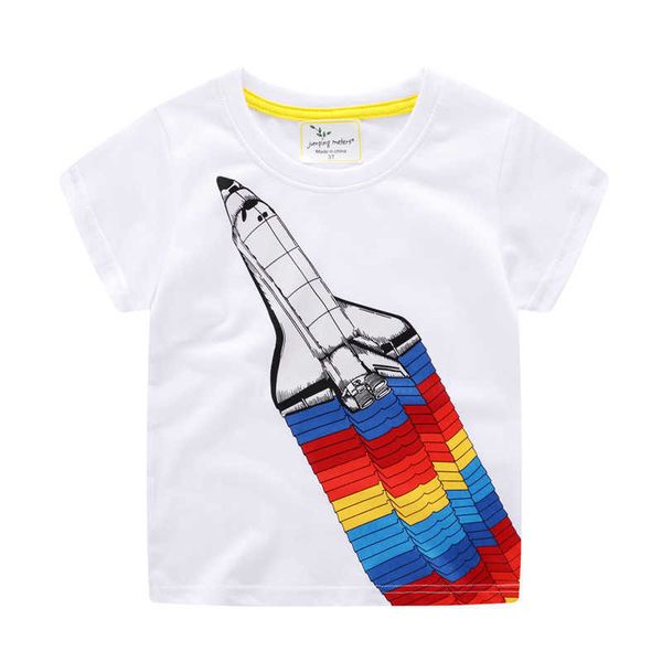 jumping meters cotton boys girls tees cartoon rocket print summer baby t shirts kids clothing 210529, Blue
jumping meters cotton boys girls tees cartoon rocket print summer baby t shirts kids clothing 210529, Blue