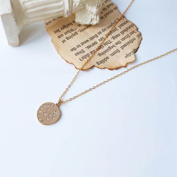 pendant necklaces 14k real gold plated long-lasting color zircon micro-inlaid clavicle chain birthday gift accessories for women vintage, Silver
pendant necklaces 14k real gold plated long-lasting color zircon micro-inlaid clavicle chain birthday gift accessories for women vintage, Silver