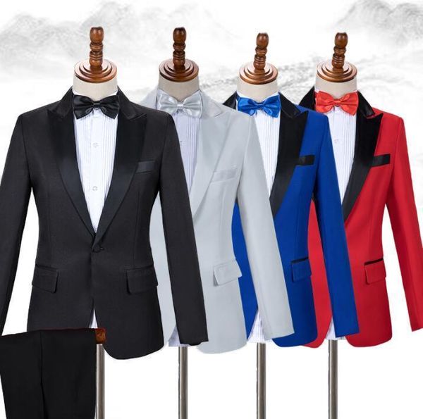 men's suits & blazers black clothes men designs masculino homme terno stage costumes for singers jacket red blazer dance star style dre, White;black
men's suits & blazers black clothes men designs masculino homme terno stage costumes for singers jacket red blazer dance star style dre, White;black