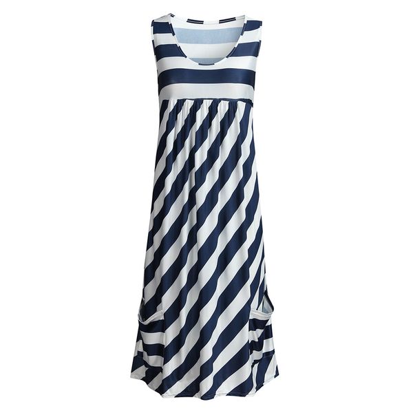 2022 fashion striped large size summer dress loose simple sleeveless dress women's clothing dashiki style dresses, Black;gray
2022 fashion striped large size summer dress loose simple sleeveless dress women's clothing dashiki style dresses, Black;gray