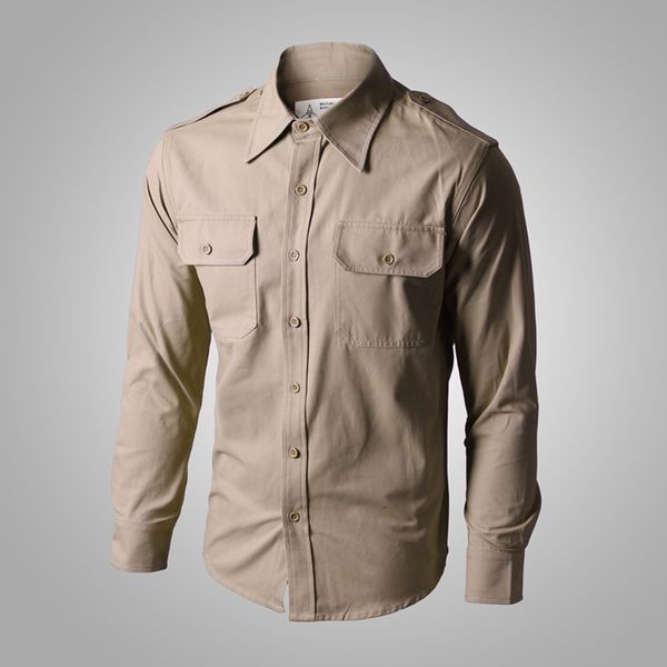 blouses band of brothers replication us 101 airborne division mens khaki shirts pure cotton slim fit shirt for men military style green, White;black
blouses band of brothers replication us 101 airborne division mens khaki shirts pure cotton slim fit shirt for men military style green, White;black