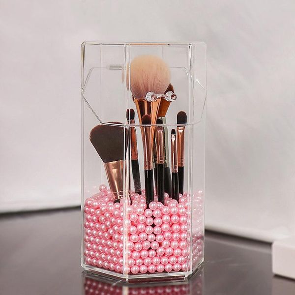 makeup brush holder organizer cosmetic lipstick pencil storage container transparent box boxes & bins
makeup brush holder organizer cosmetic lipstick pencil storage container transparent box boxes & bins