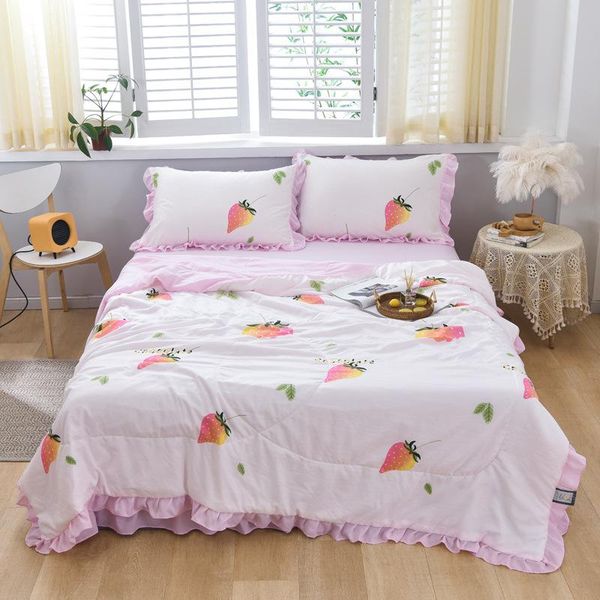 bedding sets duvet cover set 4 pieces strawberry pattern pink ruffle bedclothes include bedsheet pillowcase comforter girlish oceania
bedding sets duvet cover set 4 pieces strawberry pattern pink ruffle bedclothes include bedsheet pillowcase comforter girlish oceania