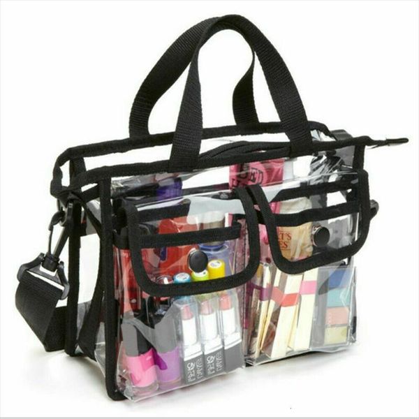 women clear tote vinyl plastic cosmetic bag pvc shoulder travel beauty makeup handle bags large capacity handbag
women clear tote vinyl plastic cosmetic bag pvc shoulder travel beauty makeup handle bags large capacity handbag