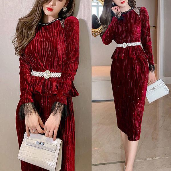 casual dresses spring o neck floral print women vintage elegant lace up female pleated long sleeve dress autmn party midi velvet vestidos 20, Black;gray
casual dresses spring o neck floral print women vintage elegant lace up female pleated long sleeve dress autmn party midi velvet vestidos 20, Black;gray