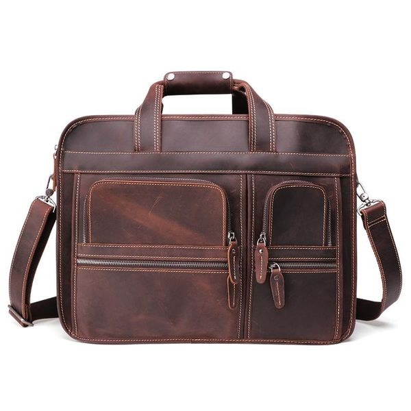 crazy horse leather business briefcase 17 inch portable lapbag male vintage messenger large capacity briefcases
crazy horse leather business briefcase 17 inch portable lapbag male vintage messenger large capacity briefcases