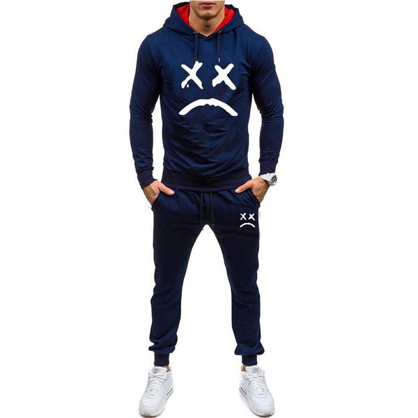 men's tracksuits 2021 men fashion long sleeve hoodies pants set male tracksuit sport suit gyms casual sportswear, Gray
men's tracksuits 2021 men fashion long sleeve hoodies pants set male tracksuit sport suit gyms casual sportswear, Gray