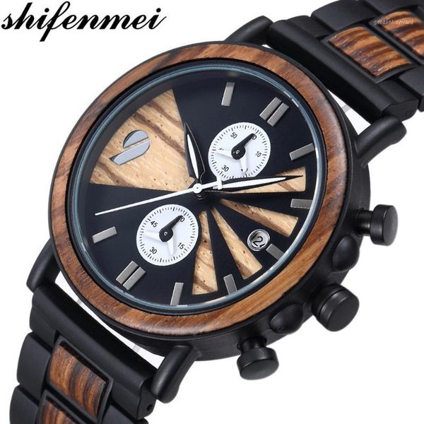wristwatches shifenmei wooden watch men stylish wood military quartz watches in for erkek kol saati, Slivery;brown
wristwatches shifenmei wooden watch men stylish wood military quartz watches in for erkek kol saati, Slivery;brown