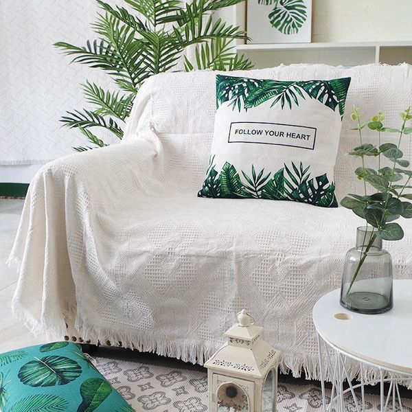 blankets lanzey decorative sofa blanket with tassel cover dust tapestry throw for travel plane cobertor bedspread
