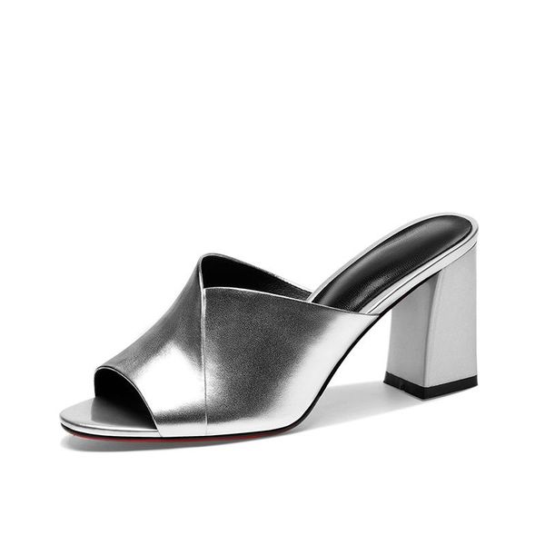 slippers 100% cow leather high heel women summer flip-flop shoes woman sandals party casual mules, Black
slippers 100% cow leather high heel women summer flip-flop shoes woman sandals party casual mules, Black