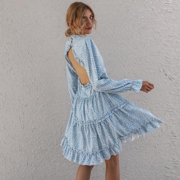casual dresses summer autumn womens bodycon blue floral mini dress fashion lady v-neck long puff sleeve party club backless sundress, Black;gray
casual dresses summer autumn womens bodycon blue floral mini dress fashion lady v-neck long puff sleeve party club backless sundress, Black;gray
