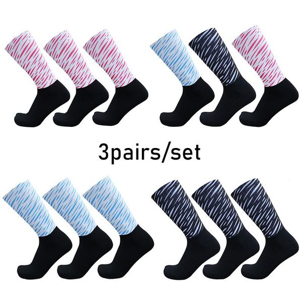 sports socks 3pairs/set aero cycling silicone non-slip summer cool pro outdoor racing running calcetines ciclismo, Black
sports socks 3pairs/set aero cycling silicone non-slip summer cool pro outdoor racing running calcetines ciclismo, Black