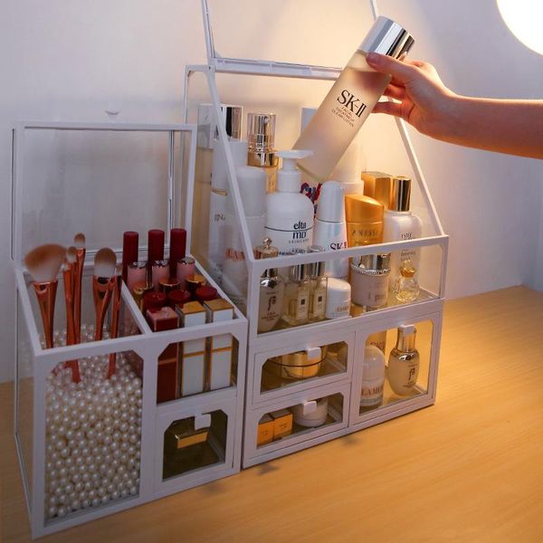 storage boxes & bins big capacity makeup organizer jewelry container brush holder organizers box drawers plastic cosmetic rack
storage boxes & bins big capacity makeup organizer jewelry container brush holder organizers box drawers plastic cosmetic rack
