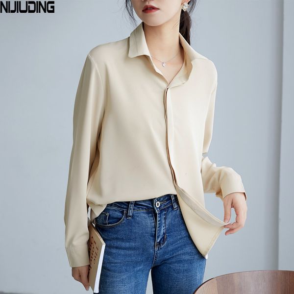 spring autumn wear chiffon long sleeve blouse female professional leisure temperament niche design feeling ol shirts 210514, White
spring autumn wear chiffon long sleeve blouse female professional leisure temperament niche design feeling ol shirts 210514, White