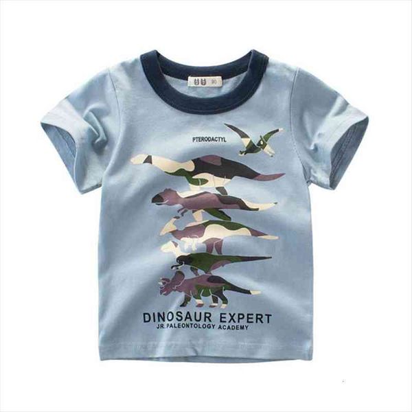 summer boys t shirts clothing short sleeve 100% cotton dinosaur cartoon children girls 2 8y kids tees, Blue
summer boys t shirts clothing short sleeve 100% cotton dinosaur cartoon children girls 2 8y kids tees, Blue