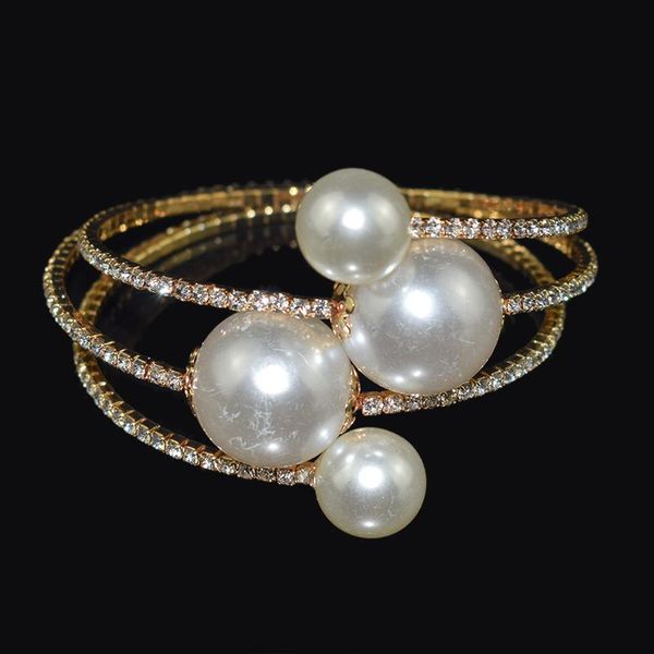 fashion pearl crystal bracelet ladies gold silver plated bangle multi-layer rhinestone cuff pulseras mujer girl gift, Black
fashion pearl crystal bracelet ladies gold silver plated bangle multi-layer rhinestone cuff pulseras mujer girl gift, Black