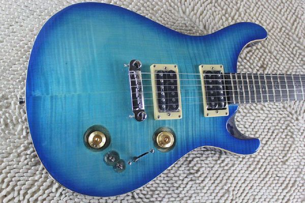 one wearing a string bridge birds inlay fingerboard artist series blue electric guitar lhgb
one wearing a string bridge birds inlay fingerboard artist series blue electric guitar lhgb