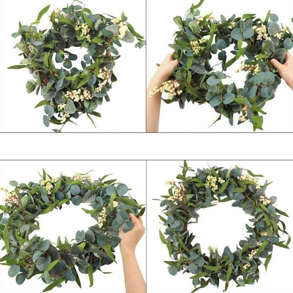 decorative flowers & wreaths 50cm welcome wreath artificial garland door hanging flower decoration wall christmas party window c2g6
decorative flowers & wreaths 50cm welcome wreath artificial garland door hanging flower decoration wall christmas party window c2g6