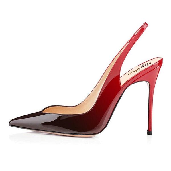 maguidern 4 inches high heel pumps,patent leather pointy toe stilettos slingback pumps shoes plus size dress, Black
maguidern 4 inches high heel pumps,patent leather pointy toe stilettos slingback pumps shoes plus size dress, Black