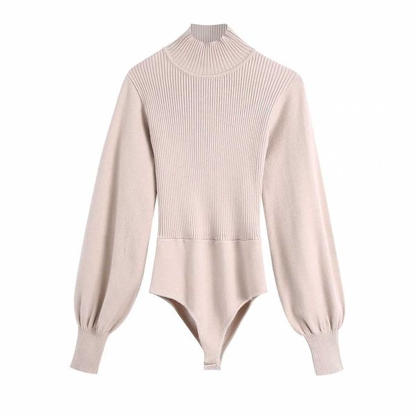 women knit bodysuit long puff sleeves high-neck backless fashion chic lady woman bodysuit vestidos femme robe 210709, Black;white
women knit bodysuit long puff sleeves high-neck backless fashion chic lady woman bodysuit vestidos femme robe 210709, Black;white