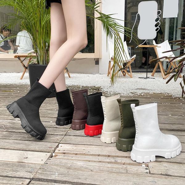 boots 2021 autumn winter couple socks shoes women thick-soled casual large size net red knitted short botas de mujer, Black
boots 2021 autumn winter couple socks shoes women thick-soled casual large size net red knitted short botas de mujer, Black