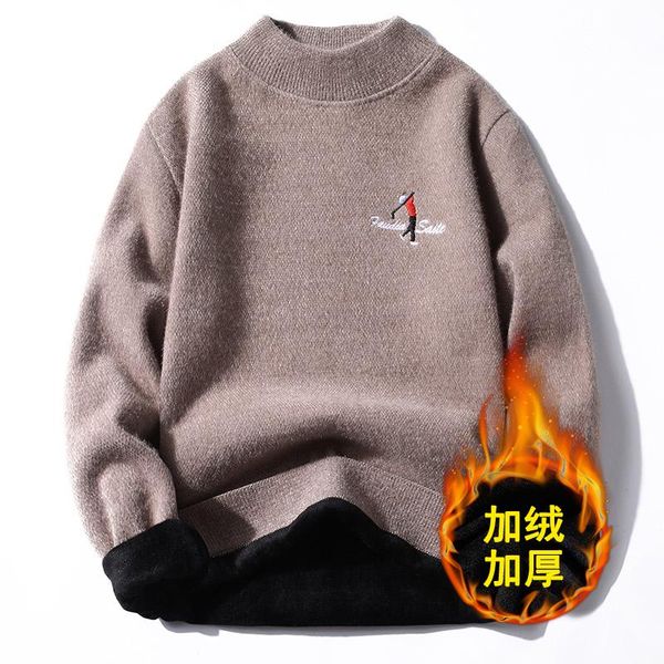men's sweaters velvet thickening sweater knitwear woolen ferret fur stretch hong kong men 's long sleeve style slim winter fit you, White;black
men's sweaters velvet thickening sweater knitwear woolen ferret fur stretch hong kong men 's long sleeve style slim winter fit you, White;black