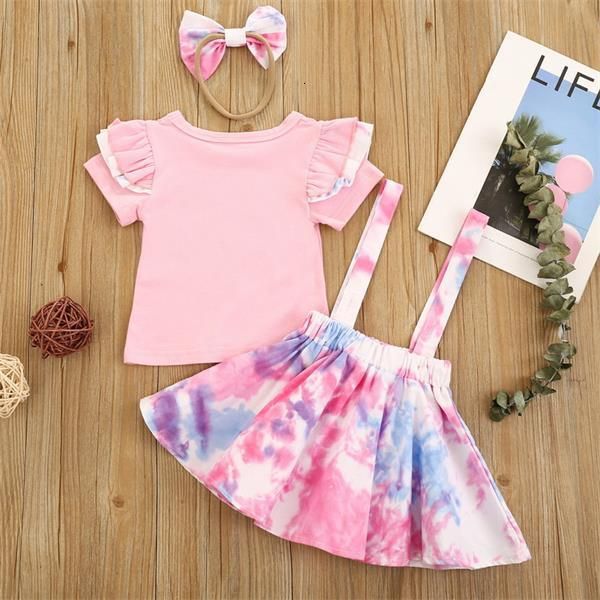 clothing sets summer clothes baby girl 3-piece short sleeve t-shirt +polka dot floral suspender skirt +hairband kids outfits e57 caji, White
clothing sets summer clothes baby girl 3-piece short sleeve t-shirt +polka dot floral suspender skirt +hairband kids outfits e57 caji, White