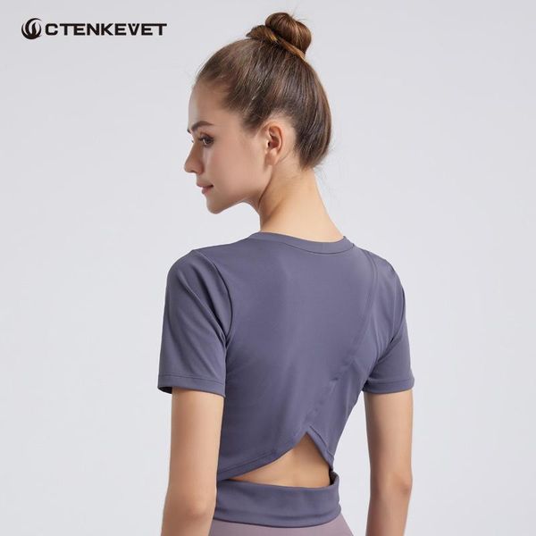 yoga outfit ctenkevet nude slim navel-bearing sports short sleeve women's casual outing solid color running breathable t-shirts
yoga outfit ctenkevet nude slim navel-bearing sports short sleeve women's casual outing solid color running breathable t-shirts