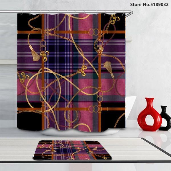 waterproof shower curtain with hooks 3d chain diamond print bath anti slip rugs retro european bathroom decor curtains 
waterproof shower curtain with hooks 3d chain diamond print bath anti slip rugs retro european bathroom decor curtains