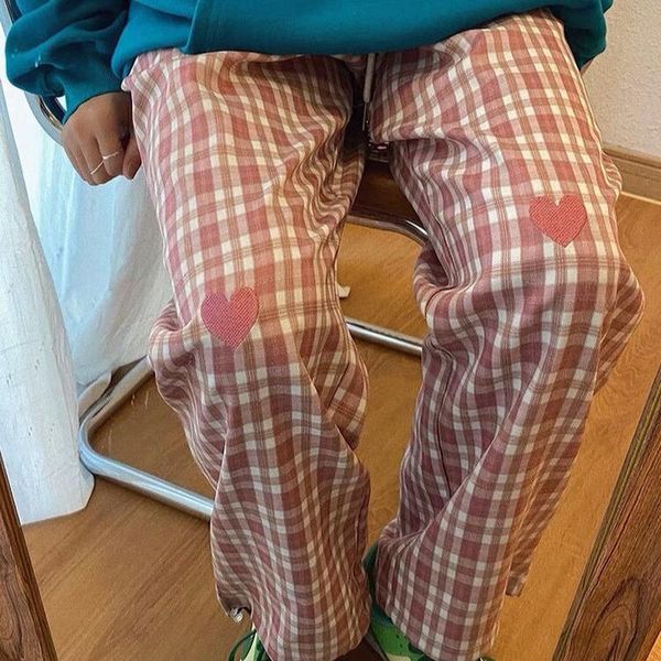 korean style plaid pants women harajuku checked trousers 2021 spring fashion y2k aesthetic wide leg soft girl 's & capris women's, Black;white
korean style plaid pants women harajuku checked trousers 2021 spring fashion y2k aesthetic wide leg soft girl 's & capris women's, Black;white