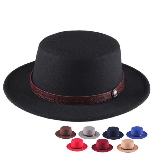 wide brim hats women's hat fedoras men's autumn winter felt with chain designer chapel beach warm panama wedding picture fashion 2, Blue;gray
wide brim hats women's hat fedoras men's autumn winter felt with chain designer chapel beach warm panama wedding picture fashion 2, Blue;gray
