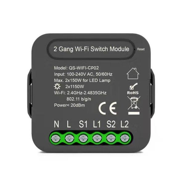 smart home control qs-wifi-cp02 tuya wifi intelligent switch module lighting app remotes compatible alexa voice contro
smart home control qs-wifi-cp02 tuya wifi intelligent switch module lighting app remotes compatible alexa voice contro