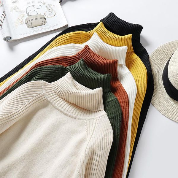 women's sweaters turtleneck women knitted sweater casual pullover streetwear female autumn long sleeve basic winter tricot jersey, White;black
women's sweaters turtleneck women knitted sweater casual pullover streetwear female autumn long sleeve basic winter tricot jersey, White;black