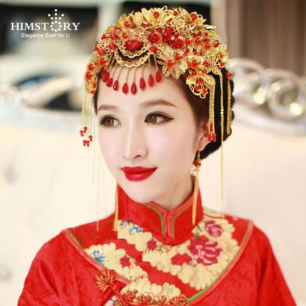 hair clips & barrettes vintage chinese styles classical jewelry traditional bridal headdress wedding red accessory gilding coronet hairwear, Golden;silver
hair clips & barrettes vintage chinese styles classical jewelry traditional bridal headdress wedding red accessory gilding coronet hairwear, Golden;silver