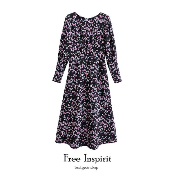 casual dresses inspirit arrival women vintage style a-line floral print long sleeve mid-calf empire o-neck backless dress, Black;gray
casual dresses inspirit arrival women vintage style a-line floral print long sleeve mid-calf empire o-neck backless dress, Black;gray